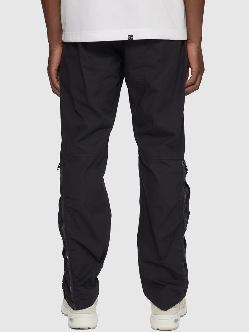 KUWALLA ADJUSTABLE PARACHUTE PANTS BLACK