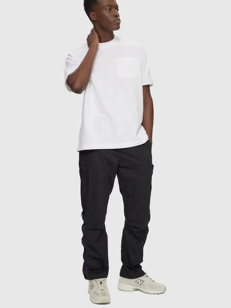 KUWALLA ADJUSTABLE PARACHUTE PANTS BLACK