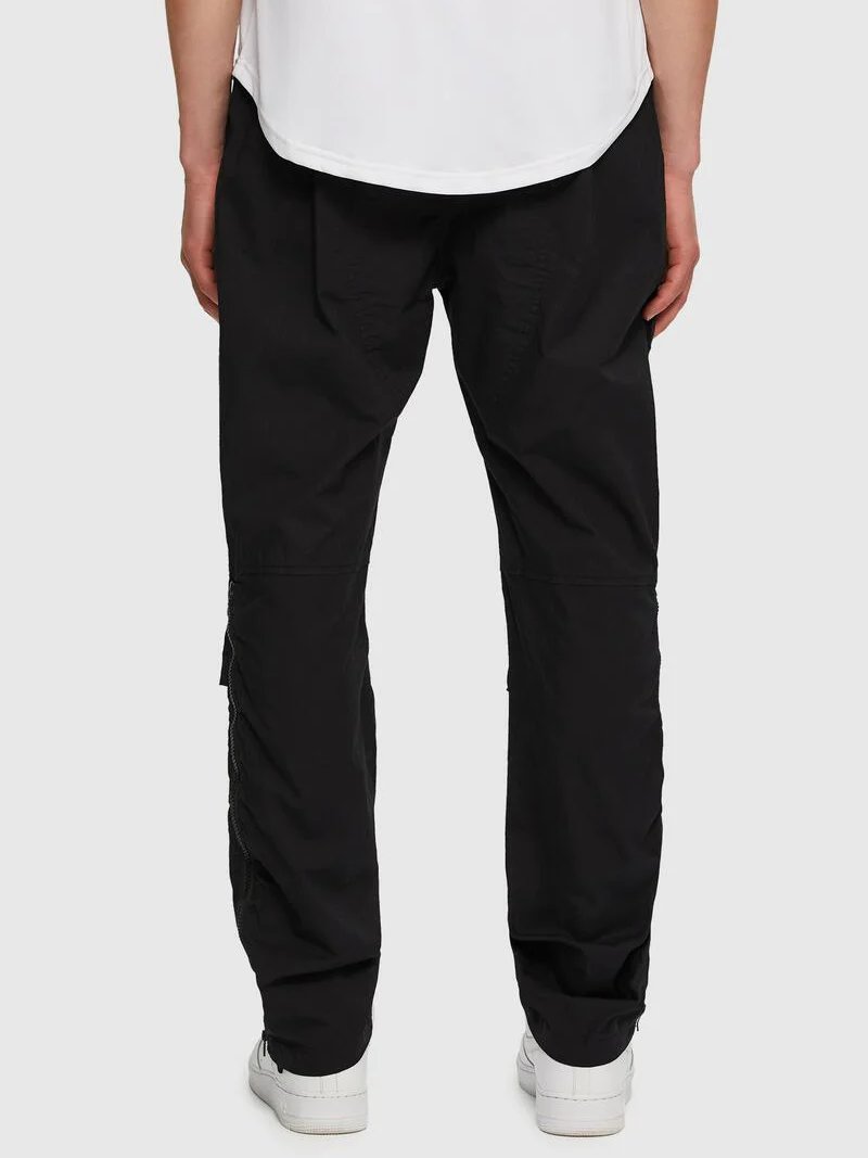 KUWALLA ADJUSTABLE PARACHUTE PANTS BLACK