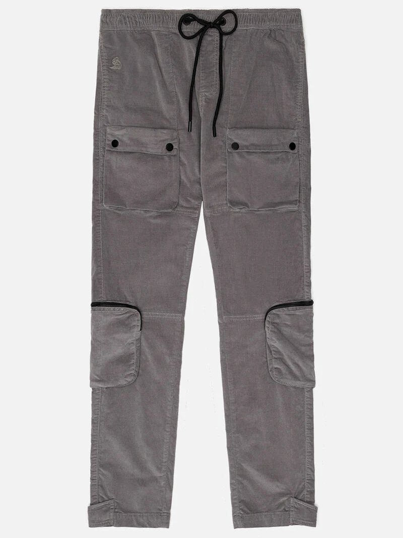 KUWALLA CORDUROY UTILITY PANT CHARCOAL