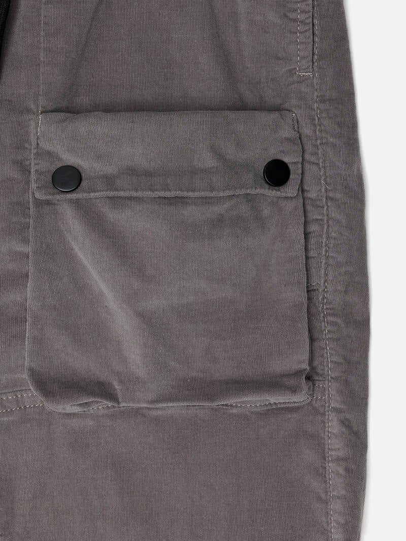 KUWALLA CORDUROY UTILITY PANT CHARCOAL