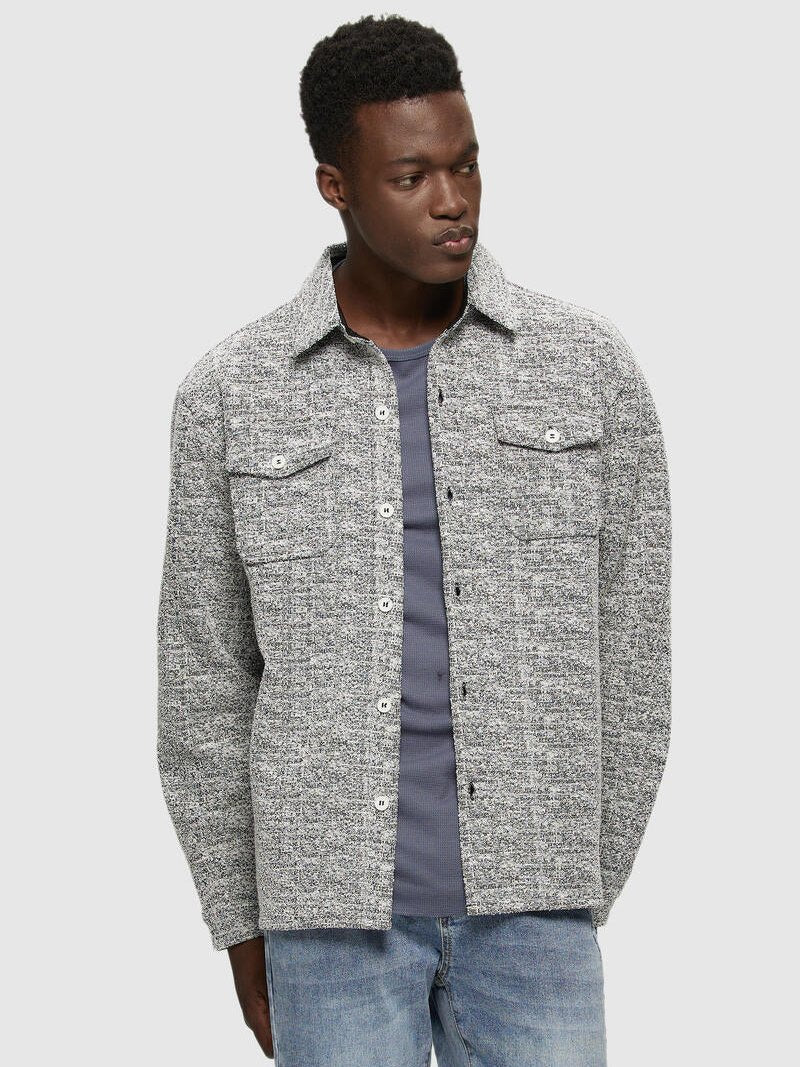 KUWALLA MARLED SHIRT MARLED GREY