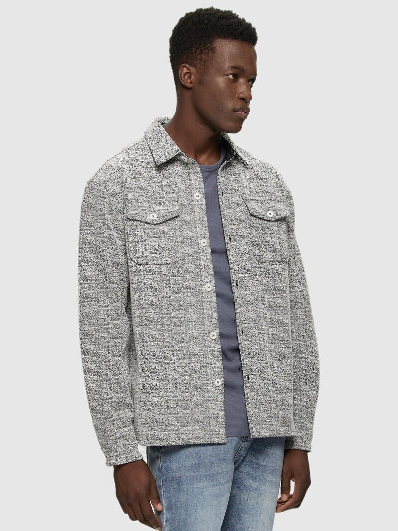 KUWALLA MARLED SHIRT MARLED GREY