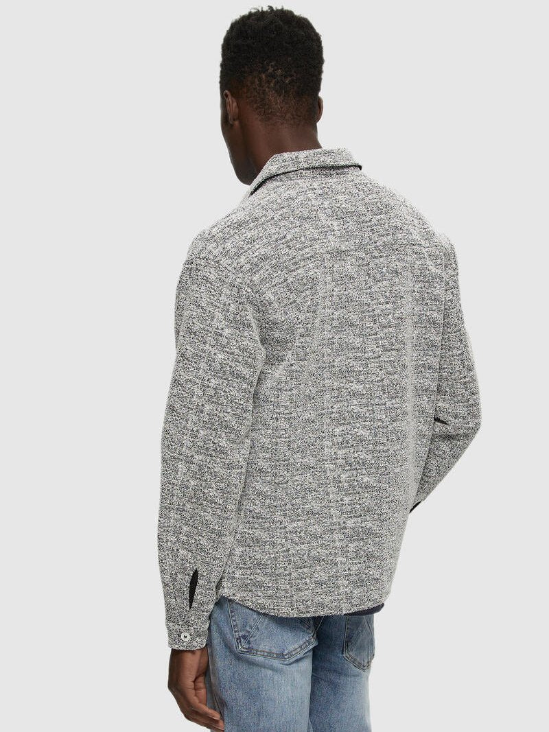 KUWALLA MARLED SHIRT MARLED GREY