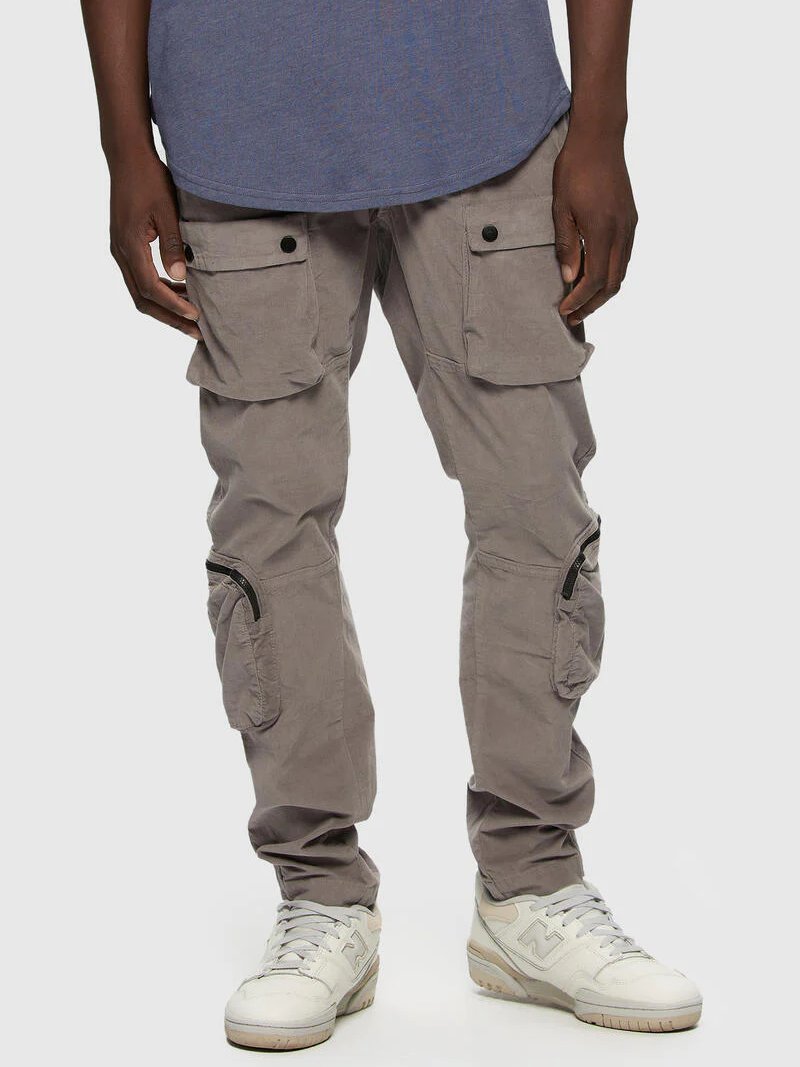 KUWALLA CORDUROY UTILITY PANT CHARCOAL 