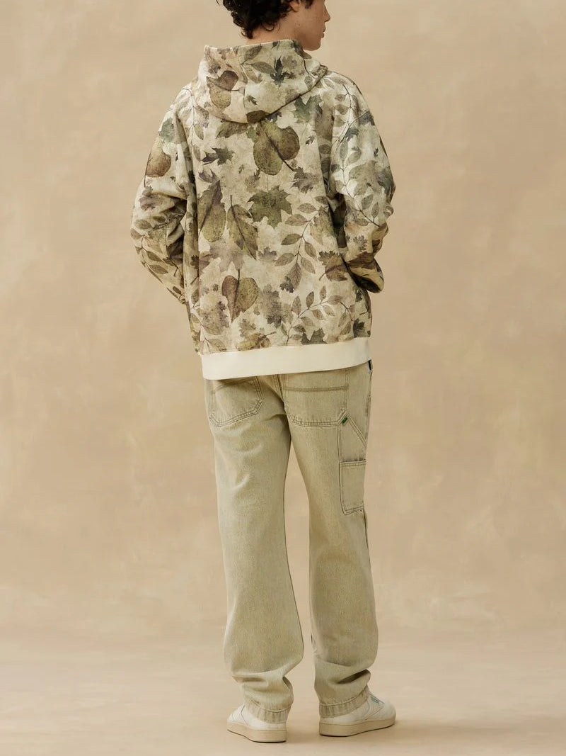 KUWALLA SNAP HOODIE FALL PRINT