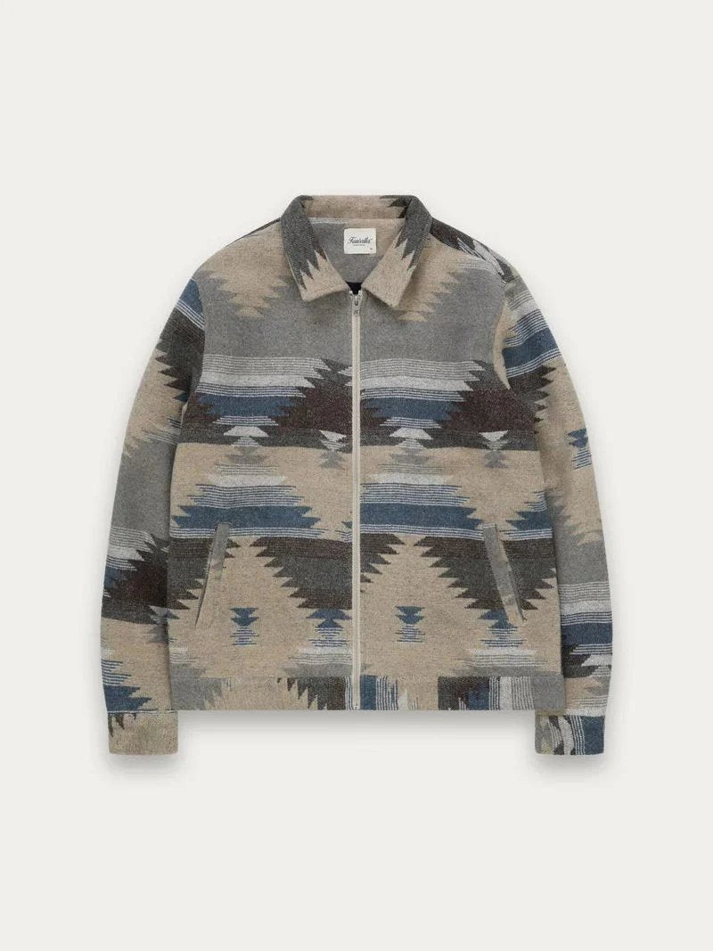 KUWALLA TRIBAL JACKET GREY/BLUE
