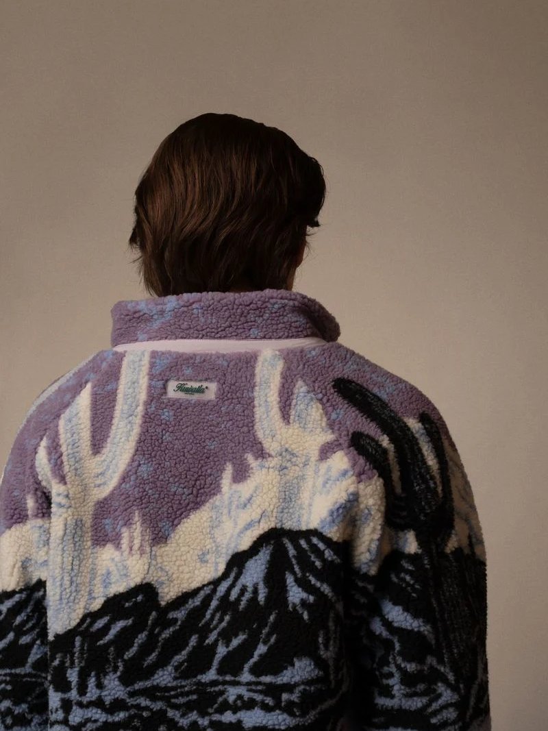 PRINTED SHERPA FLEECE