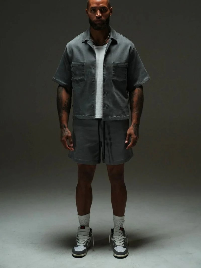ANANKE HOMAGE RELAX SHORT LT GREY