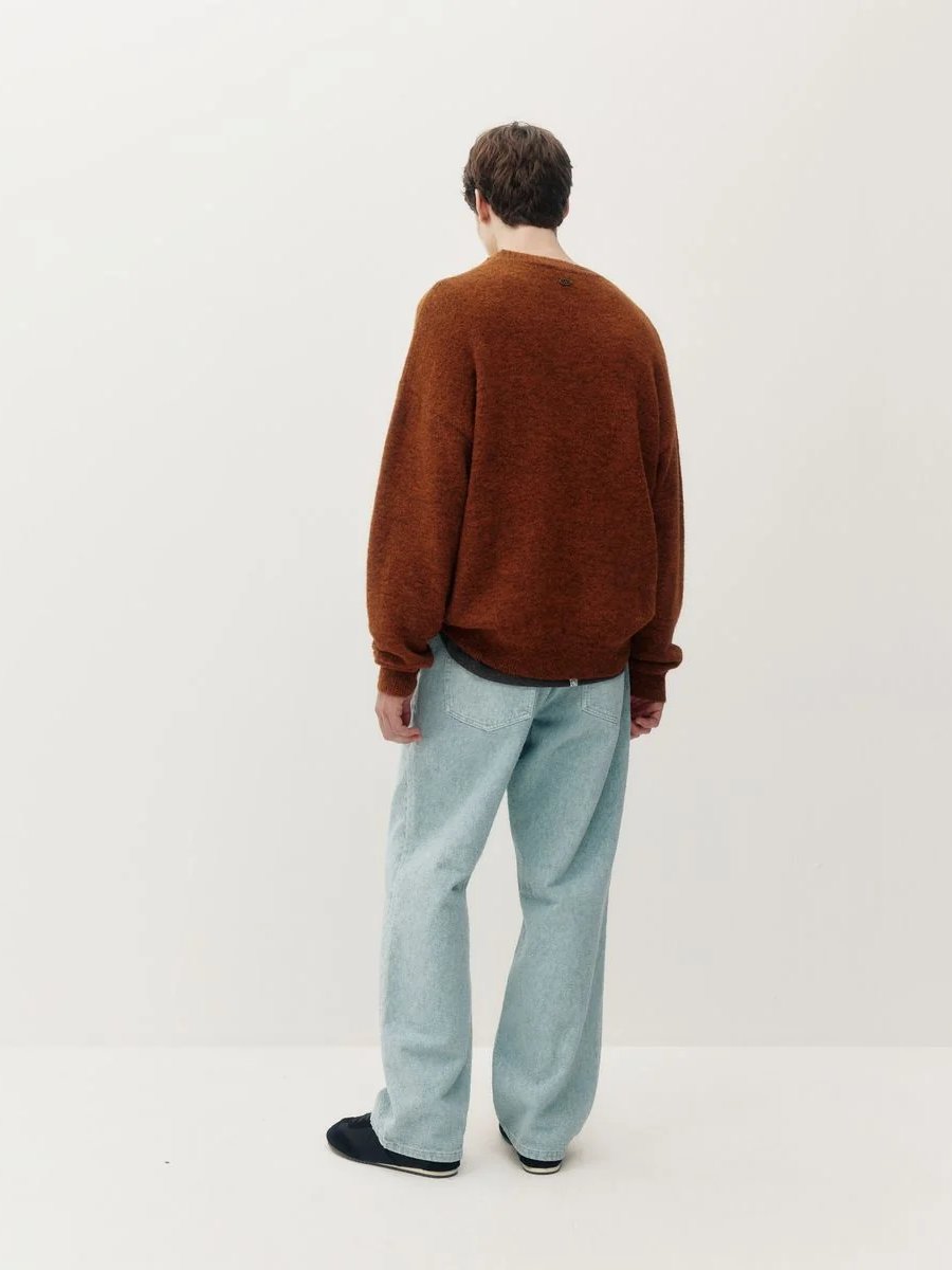 KUWALLA BRUSHED KNIT CREW 2.0 ORANGE