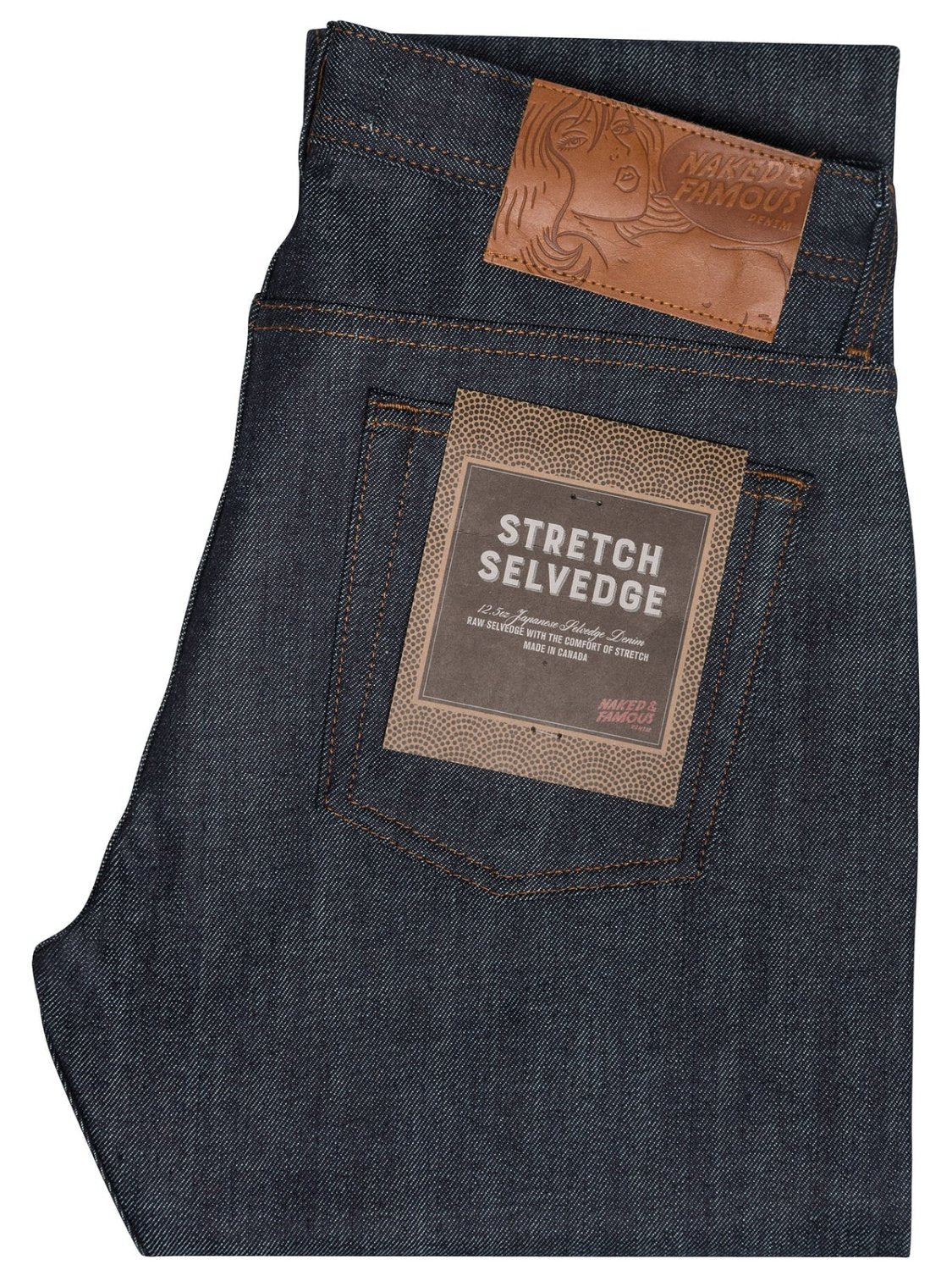 NAKED & FAMOUS DENIM WEIRD GUY STRETCH SELVEDGE