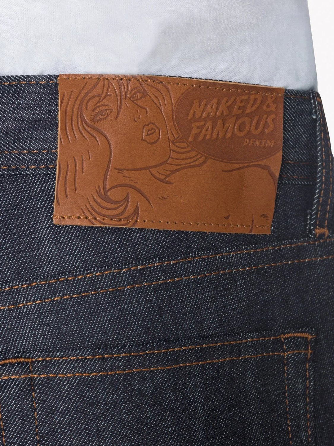 NAKED & FAMOUS DENIM WEIRD GUY STRETCH SELVEDGE