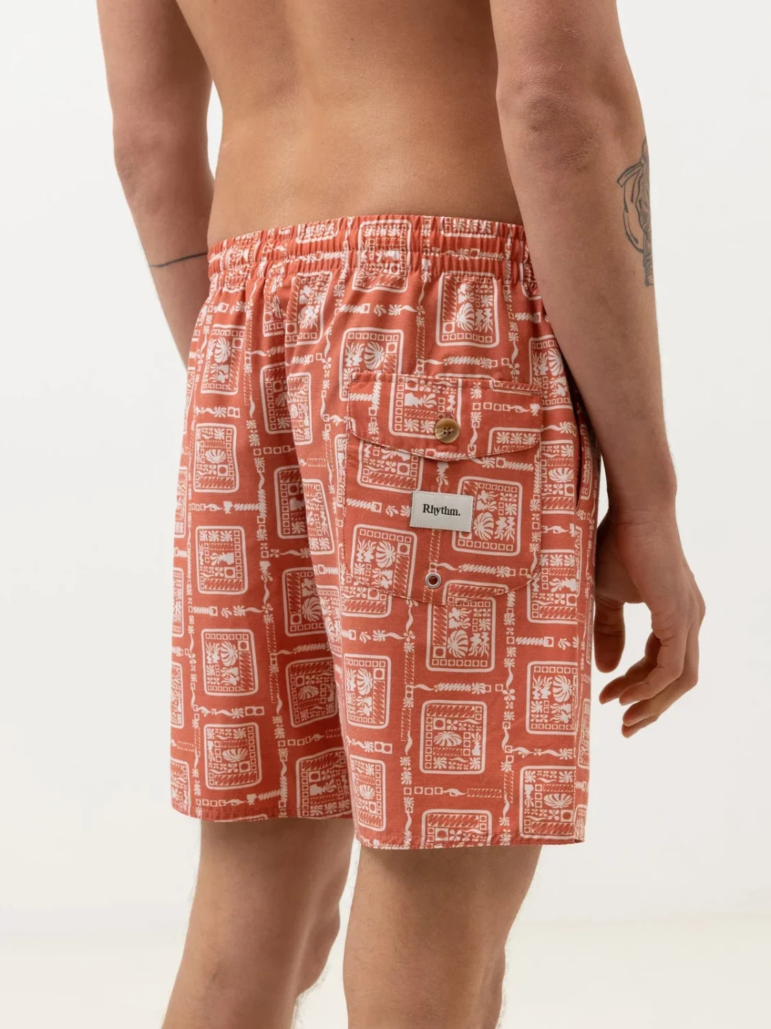 RHYTHM STAMP BEACH SHORT SPICE