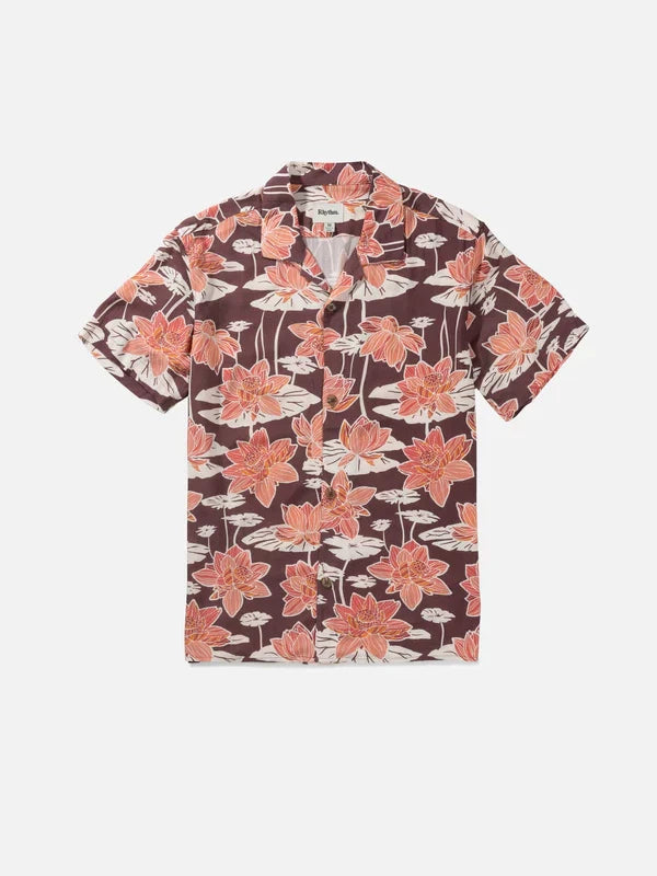 RHYTHM LILY CUBAN SHORT SLEEVE SHIRT MULBERRY
