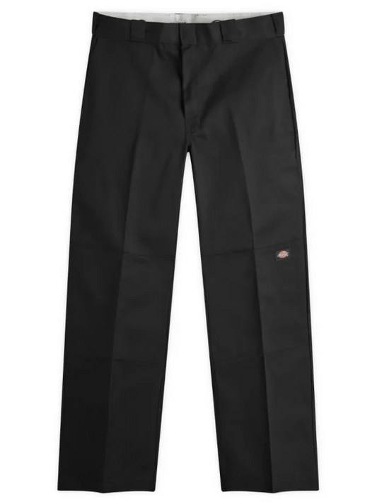 DICKIES FLAT FRONT DOUBLE KNEE PANT BLACK
