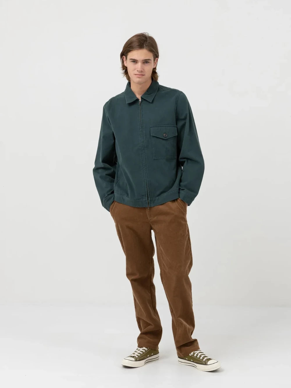 RHYTHM SHOP JACKET KELP