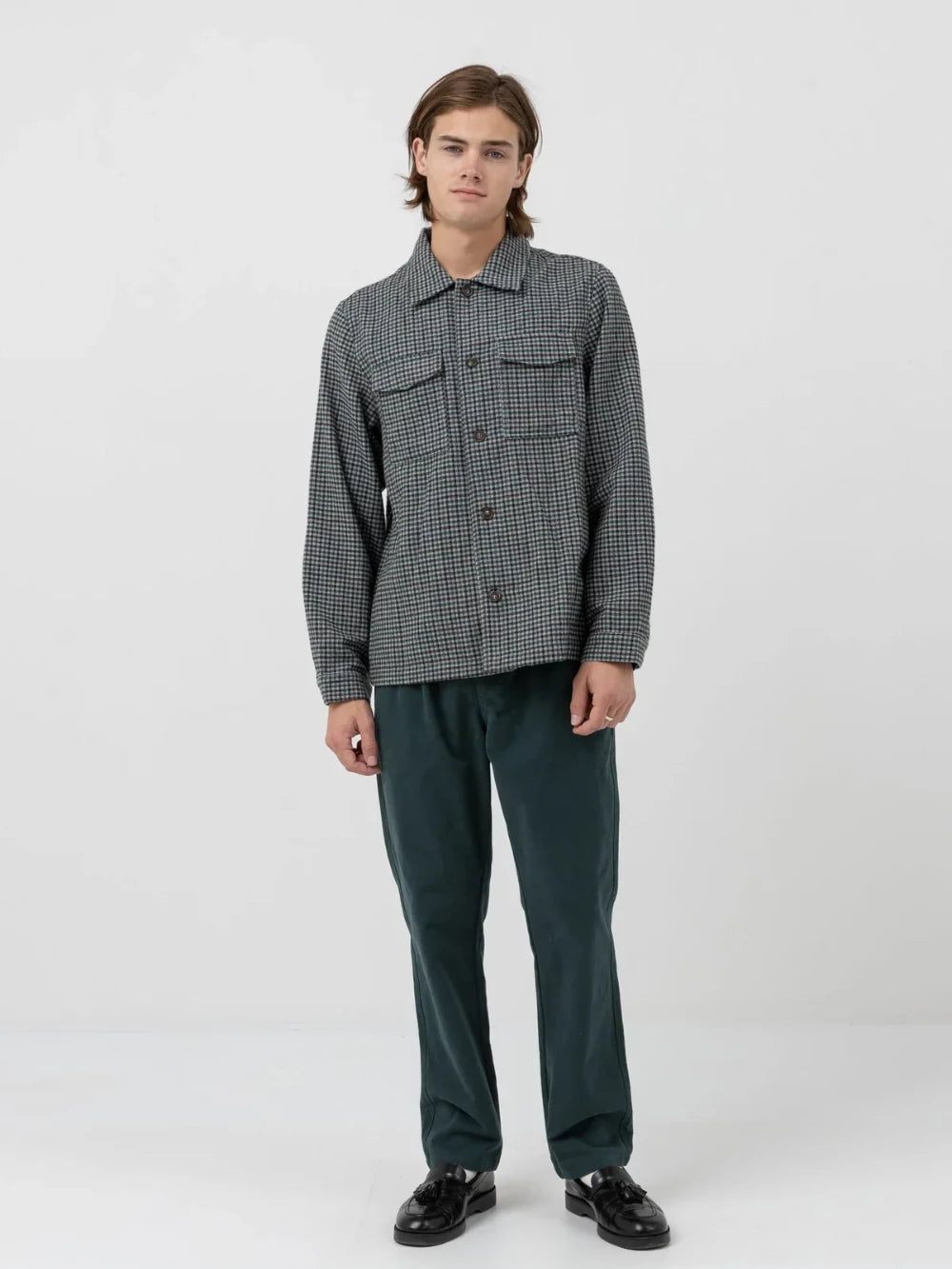 RHYTHM CHECK OVERSHIRT PACIFIC