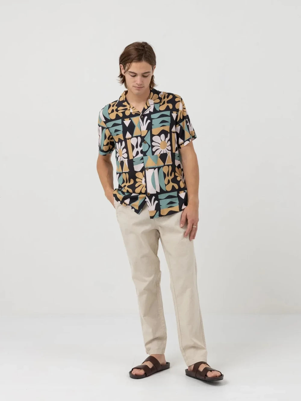 RHYTHM TRAP SHORT SLEEVE SHIRT VINTAGE BLACK