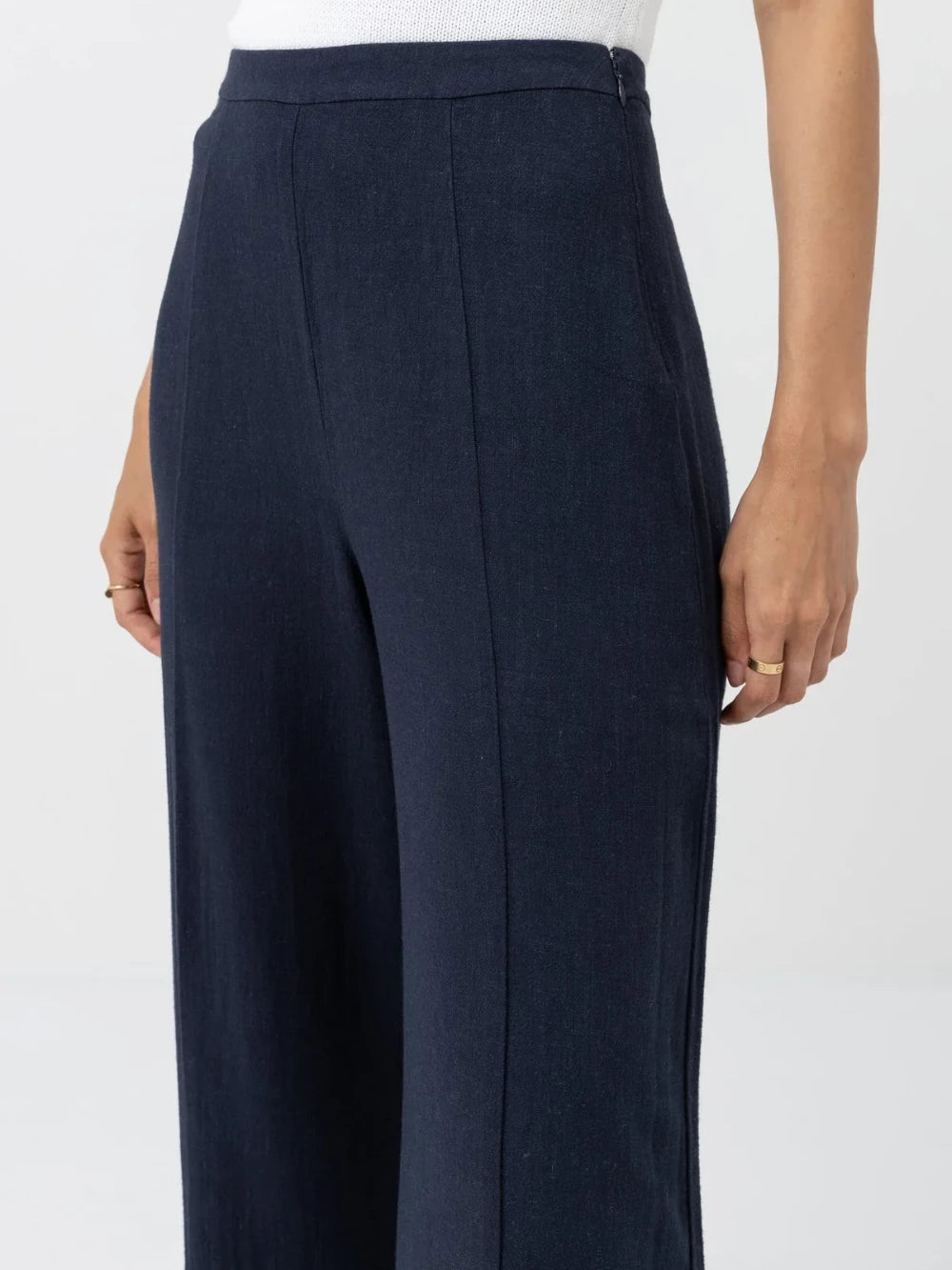 RHYTHM WHITEHAVEN WIDE LEG PANT NAVY