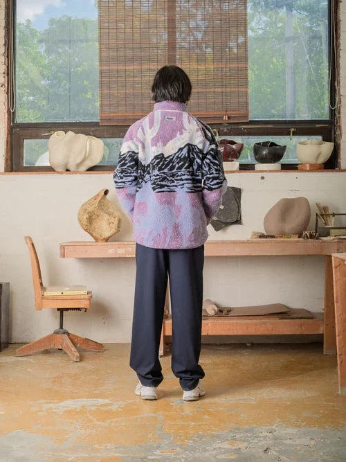 PRINTED SHERPA FLEECE