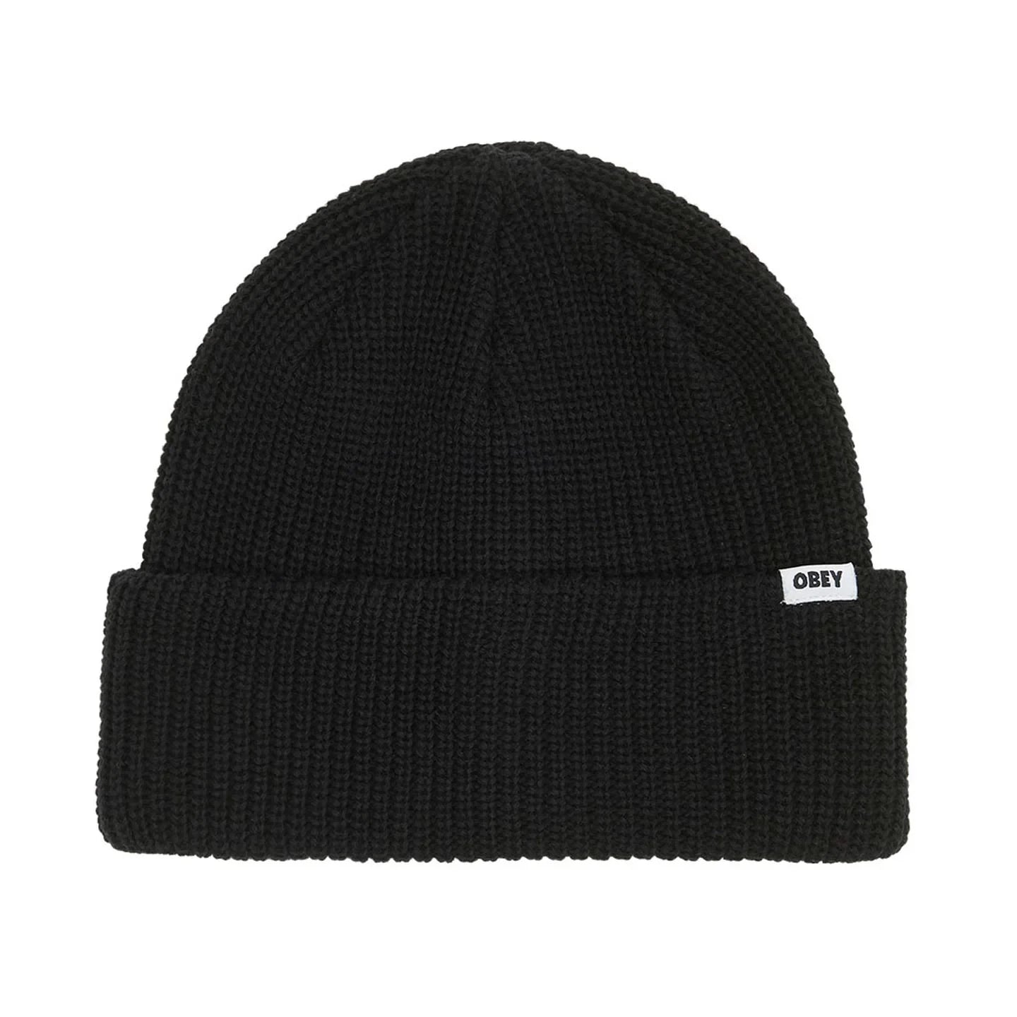 OBEY BOLD ORGANIC BEANIE BLACK