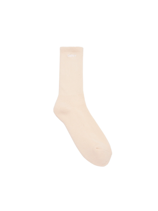 OBEY BOLD SOCKS UNBLEACHED