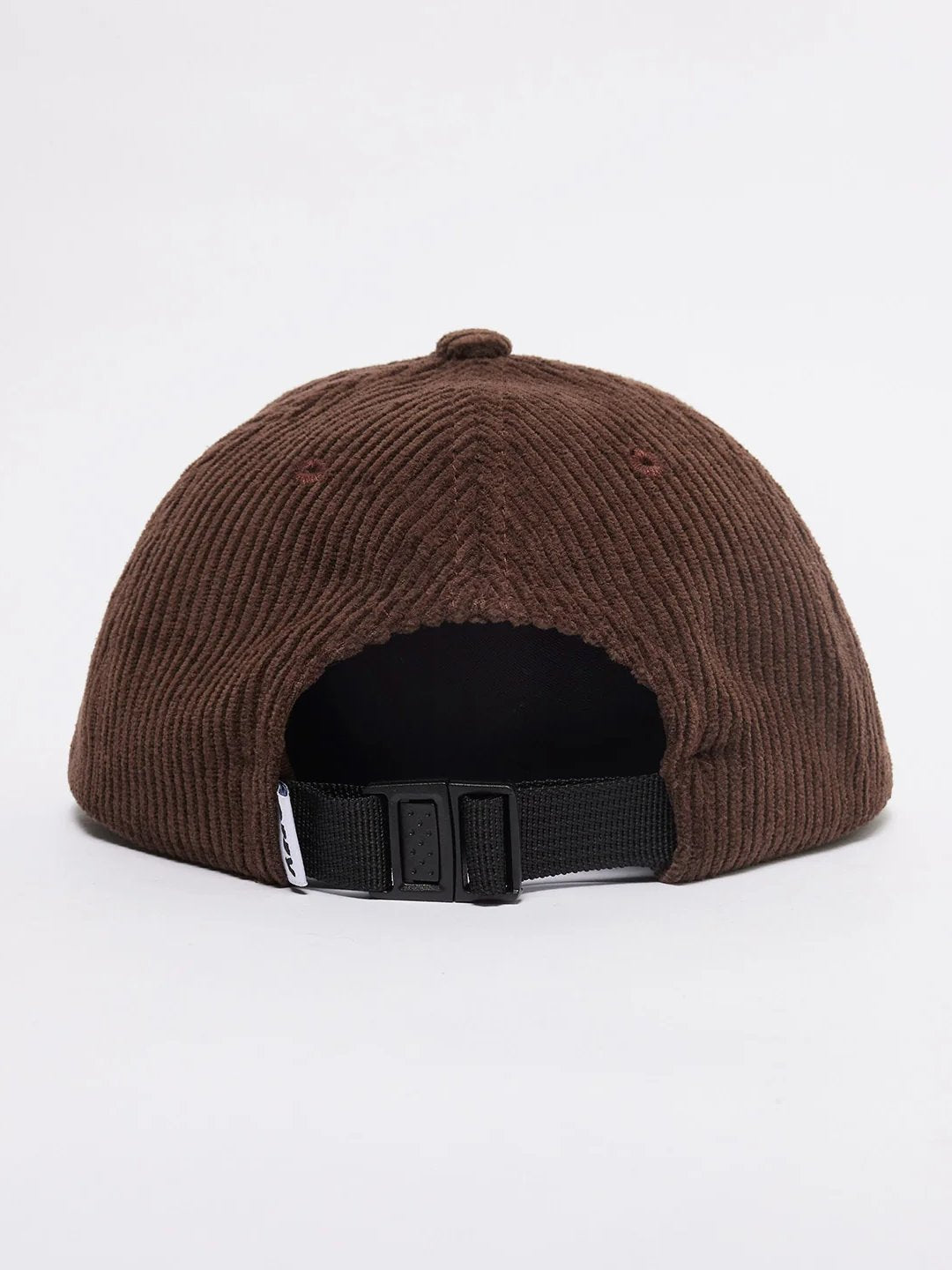 OBEY CORD LABEL 6 PANEL STRAPBACK BROWN