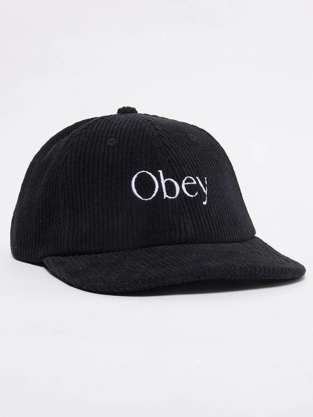 OBEY ELLIS 6 PANEL STRAPBACK BLACK