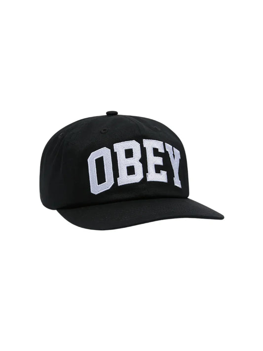 OBEY COLLEGIATE HAT BLACK