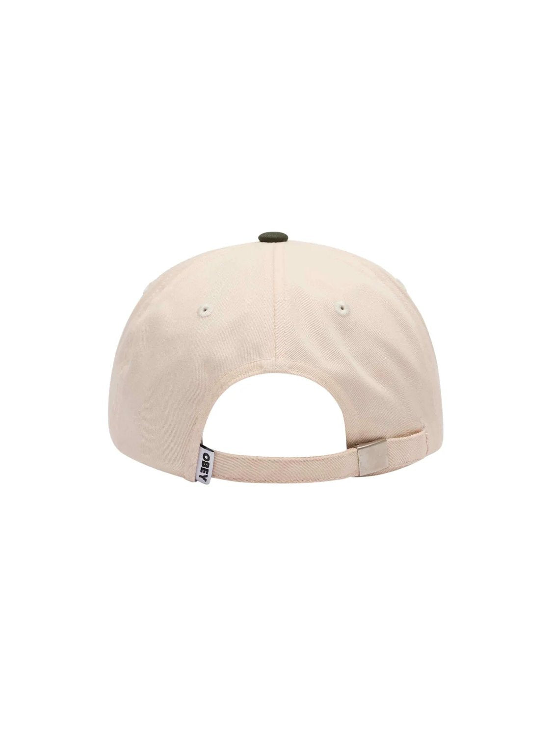 OBEY COLLEGIATE 6 PANEL STRAPBACK CEDAR MULTI