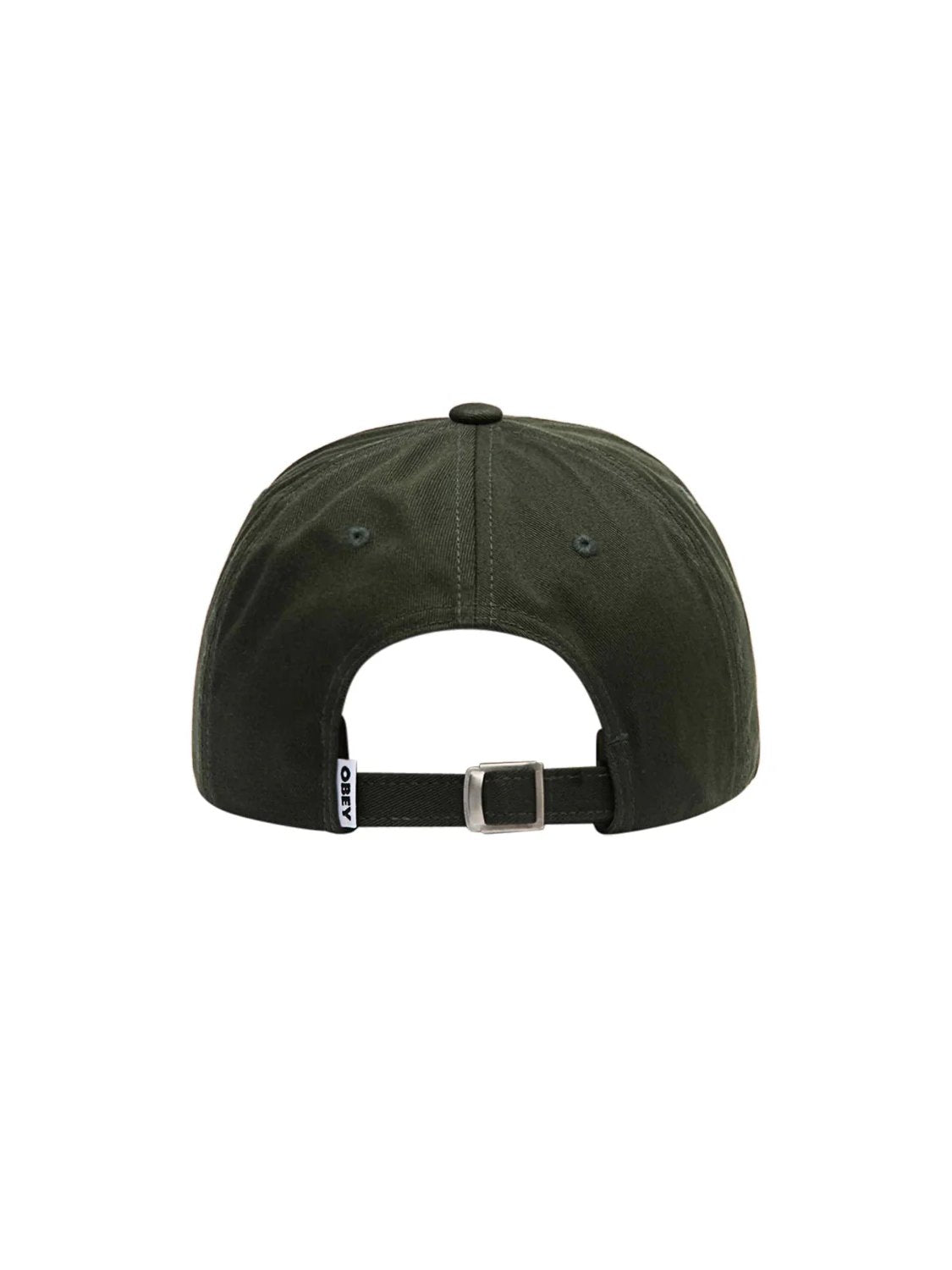 OBEY BOLD CURVE 6 PANEL STRAPBACK DEEP FOREST