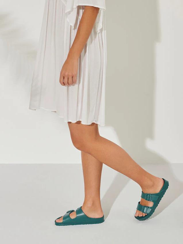 BIRKENSTOCK ARIZONA ESSENTIALS EVA WOMEN LAKE GREEN