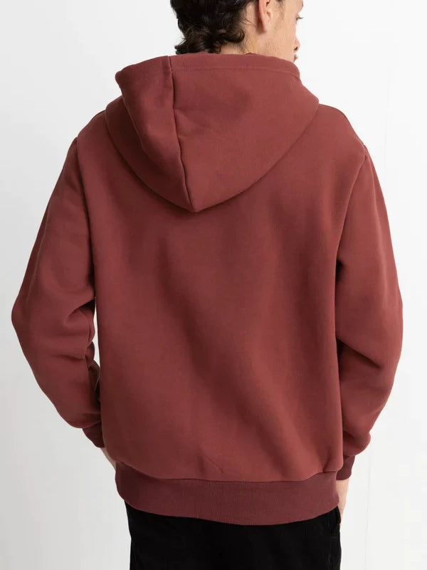 RHYTHM HEAVYWEIGHT FLEECE HOOD BRICK