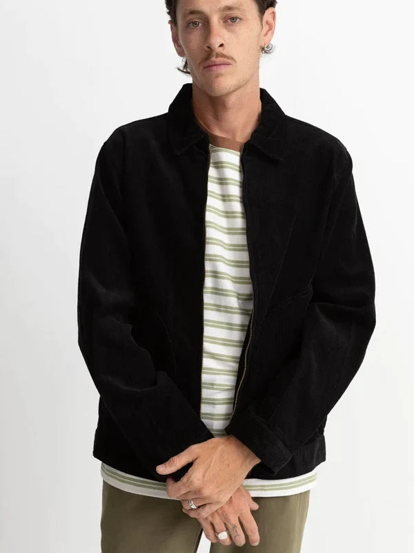 RHYTHM CORD UTILITY JACKET BLACK