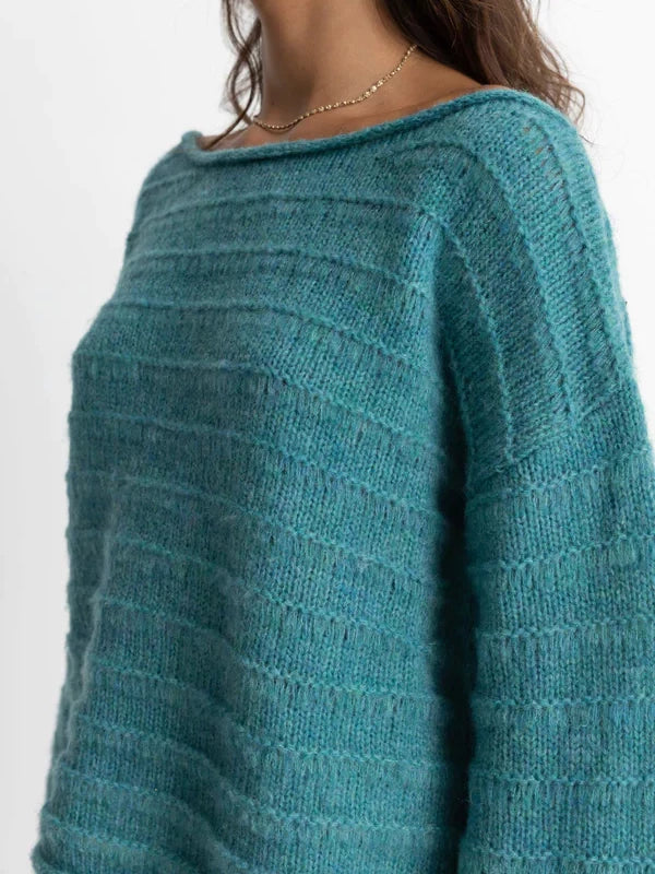 RHYTHM BAKLAVA KNIT SEA GREEN