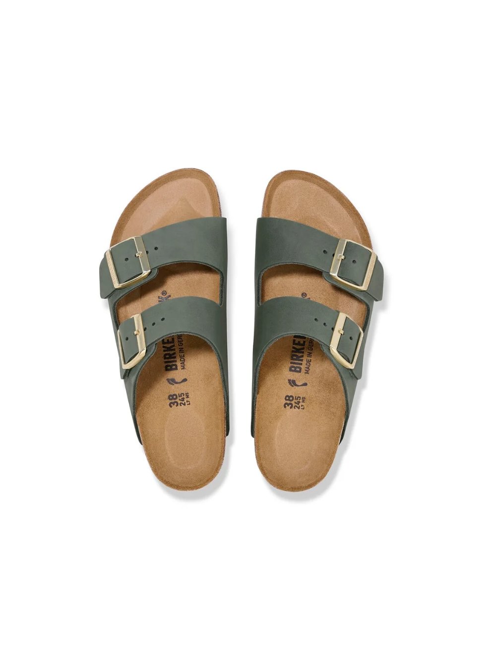 BIRKENSTOCK ARIZONA NUBUCK LEATHER THYME