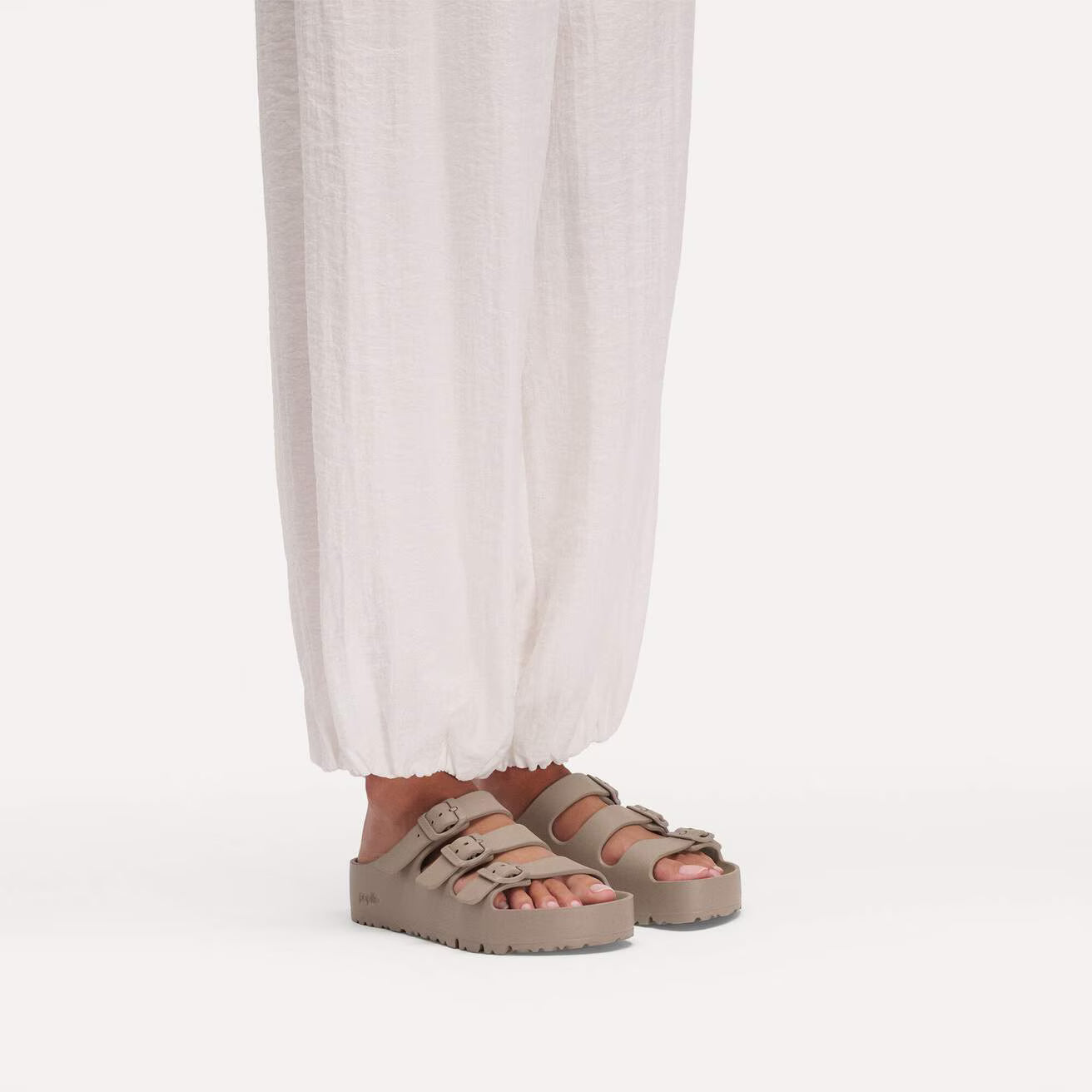BIRKENSTOCK FLORIDA FLEX PLATFORM EVA GREY