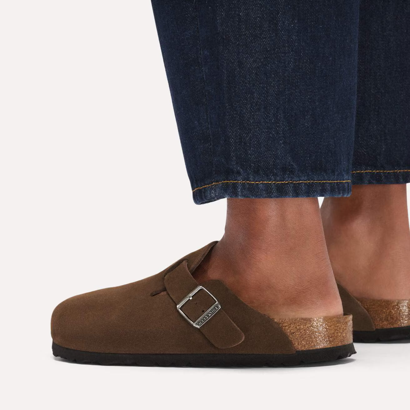 BIRKENSTOCK BOSTON SOFT FOOTBED SUEDE LEATHER CARAFE