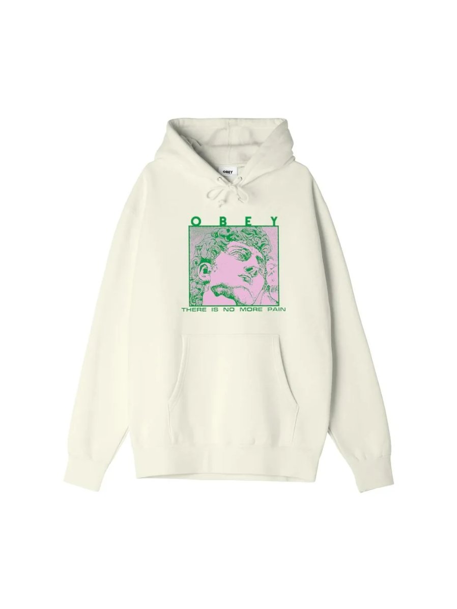 OBEY NO PAIN HOODIE UNBLEACHED