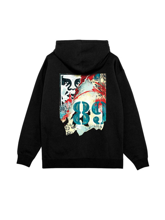 OBEY LISBON ICON HOODIE BLACK