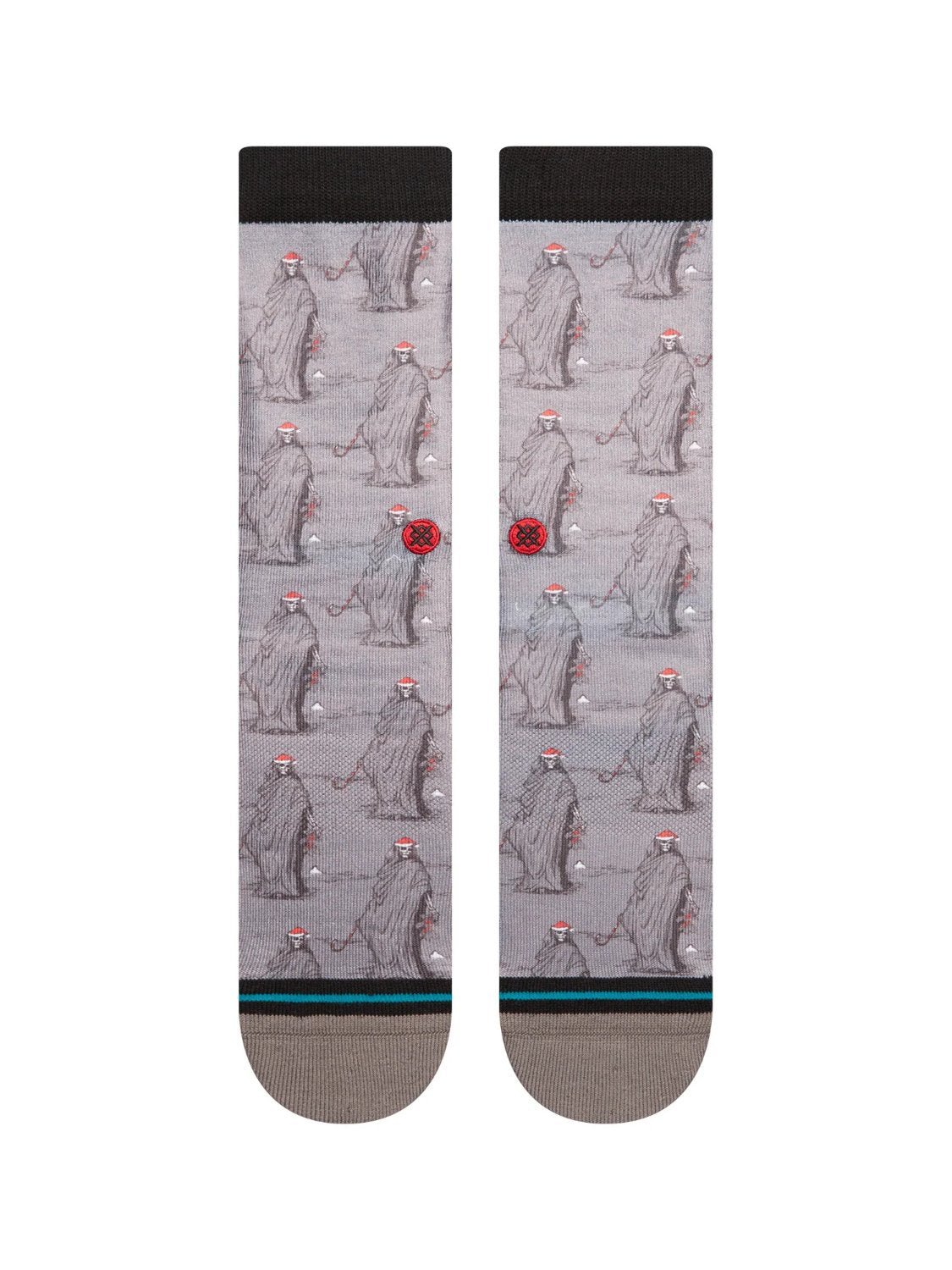 STANCE HOLIDEATH POLY CREW SOCKS GREY