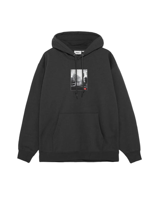 OBEY OSAKA PHOTO PULLOVER BLACK