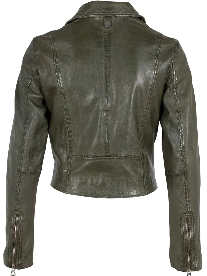 MAURITIUS JULENE LEATHER JACKET JADE