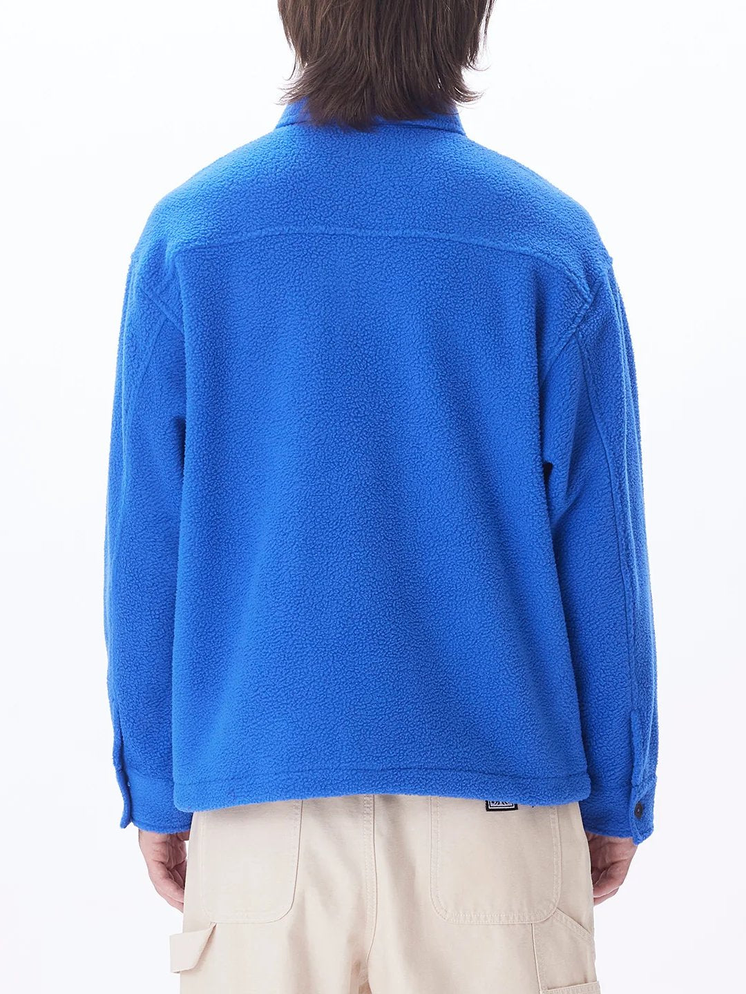 OBEY THOMPSON SHIRT JACKET SURF BLUE