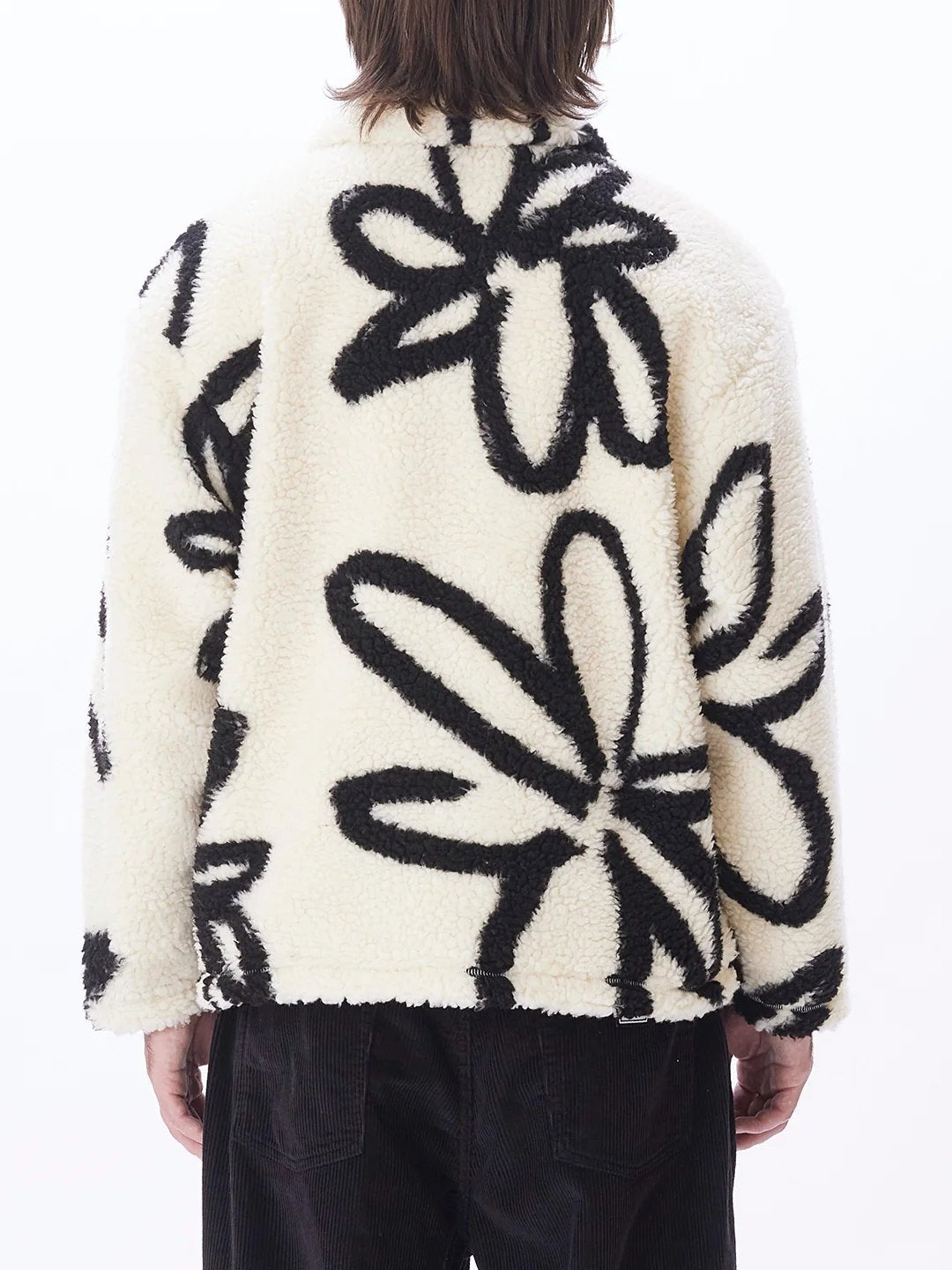 OBEY PORTIONS SHERPA JACKET UNBLEACHED MULTI