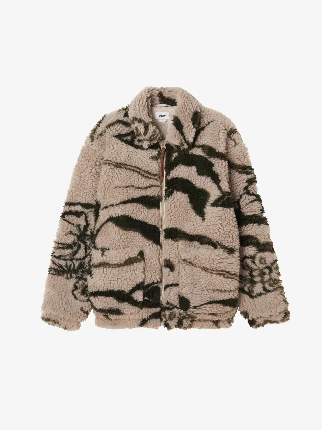 OBEY MUSHROOM SHERPA SILVER GREY MULTI