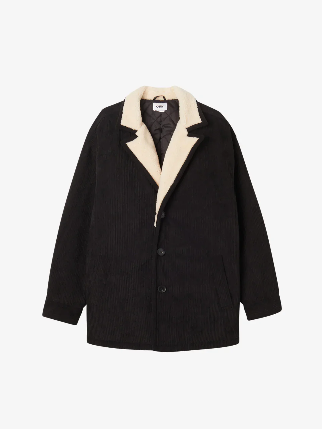 OBEY BECKER COAT BLACK