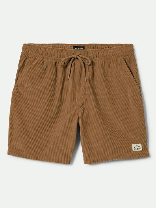 BRIXTON EVERYDAY CORDUROY SHORT KHAKI