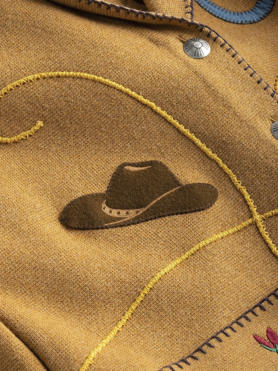 PENDLETON WESTERN SOUVENIR CARDIGAN BROWN