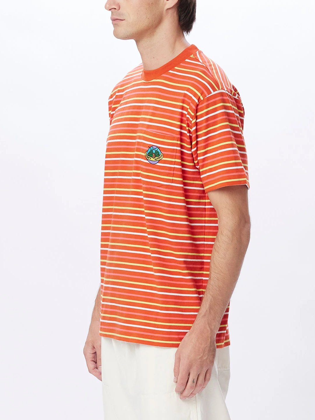 OBEY PLANET POCKET TEE ROOBIOS MULTI
